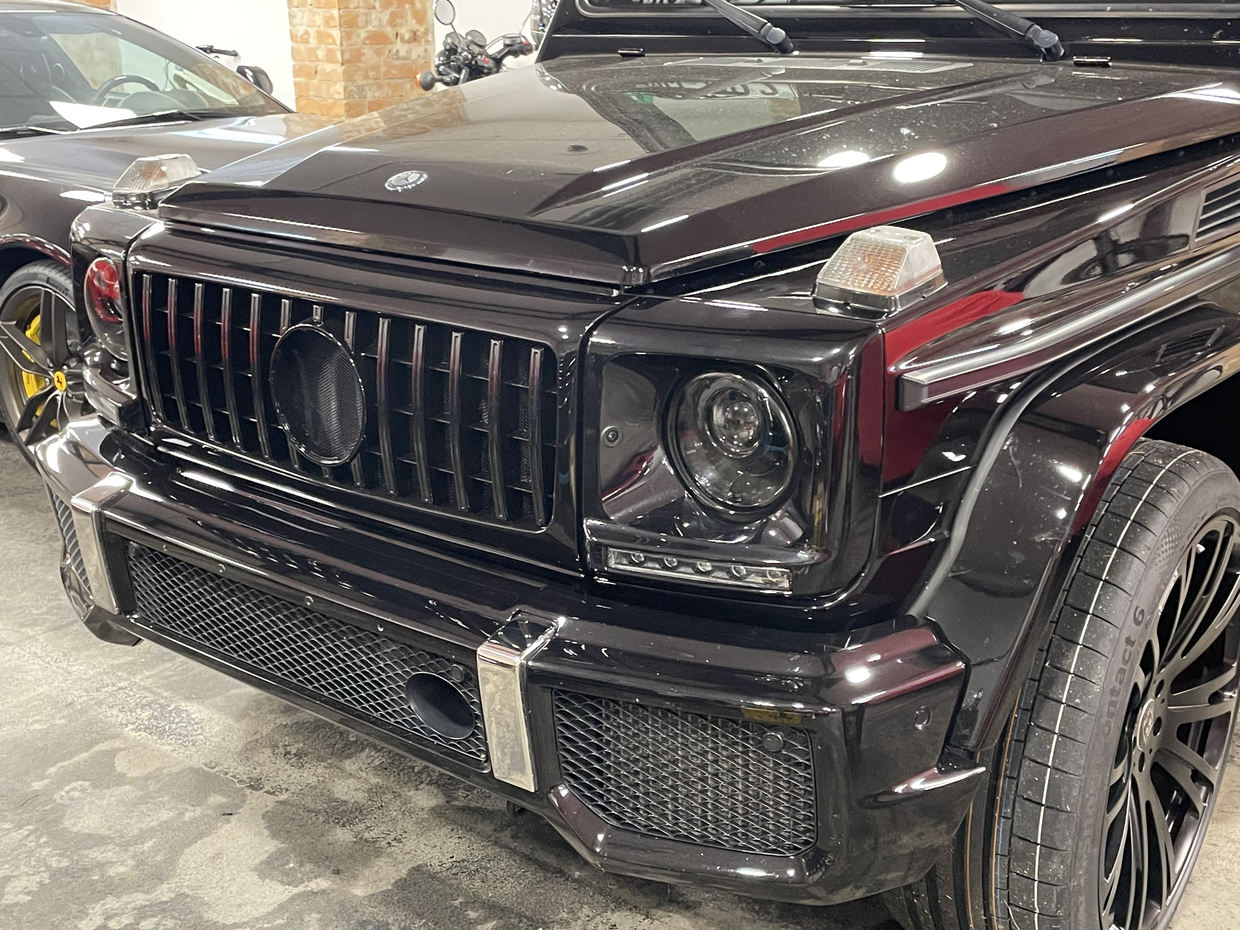 G63 Scheinwerfer schwarz